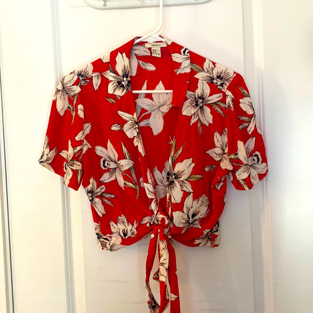 Floral Crop Top